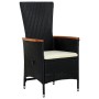 Juego de comedor de jardín 7 piezas con cojines negro de , Conjuntos de jardín - Ref: Foro24-3099447, Precio: 1,00 €, Descuen...