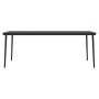 Juego de comedor de jardín 7 piezas con cojines negro de , Conjuntos de jardín - Ref: Foro24-3099447, Precio: 1,00 €, Descuen...