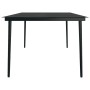 Juego de comedor de jardín 7 piezas con cojines negro de , Conjuntos de jardín - Ref: Foro24-3099447, Precio: 1,00 €, Descuen...