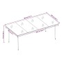 Juego de comedor de jardín 9 pzas con cojines gris by , Garden sets - Ref: Foro24-3099470, Price: 1,00 €, Discount: %
