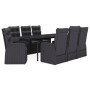 Juego de comedor de jardín 9 piezas con cojines negro von , Gartensets - Ref: Foro24-3099500, Preis: 1,00 €, Rabatt: %