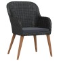 Juego de comedor de jardín 7 piezas con cojines negro von , Gartensets - Ref: Foro24-3099509, Preis: 813,88 €, Rabatt: -5%%