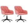 Sillas de comedor giratorias 2 unidades terciopelo rosa von , Essstühle - Ref: Foro24-3103381, Preis: 178,90 €, Rabatt: -5%%