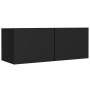 Set de muebles para TV 4 piezas madera contrachapada negro von , TV-Möbel - Ref: Foro24-3114199, Preis: 172,76 €, Rabatt: -5%%