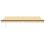 Toldo retráctil automático amarillo y blanco 5x3 m von , Markisen - Ref: Foro24-3154510, Preis: 430,70 €, Rabatt: %