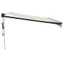 Toldo retráctil automático color crema 4,5x3 m by , Awnings - Ref: Foro24-3154504, Price: 419,12 €, Discount: %