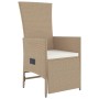 Set comedor de jardín 7 pzas con cojines ratán sintético beige by , Garden sets - Ref: Foro24-3157572, Price: 783,79 €, Disco...