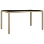 Set comedor de jardín 7 pzas con cojines ratán sintético beige by , Garden sets - Ref: Foro24-3157572, Price: 783,79 €, Disco...