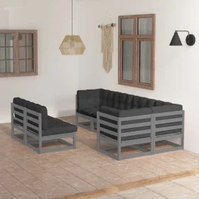 Garden furniture set 7 pieces and cushions solid pine wood by vidaXL, Garden sets - Ref: Foro24-3076656, Price: 652,64 €, Dis...