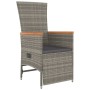 Set comedor jardín 9 pzas y cojines ratán sintético gris de , Conjuntos de jardín - Ref: Foro24-3157545, Precio: 865,27 €, De...