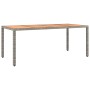 Set comedor jardín 9 pzas y cojines ratán sintético gris de , Conjuntos de jardín - Ref: Foro24-3157545, Precio: 865,27 €, De...