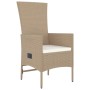 Set comedor de jardín 7 pzas con cojines ratán sintético beige by , Garden sets - Ref: Foro24-3157570, Price: 877,75 €, Disco...