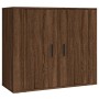 Aparador alto madera contrachapada marrón roble de , Aparadores - Ref: Foro24-3185366, Precio: 148,68 €, Descuento: %