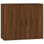 Aparadores 3 piezas madera contrachapada marrón roble de , Aparadores - Ref: Foro24-3185422, Precio: 241,07 €, Descuento: %
