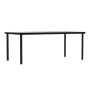 Juego comedor jardín 9 piezas y cojines ratán sintético y acero de , Conjuntos de jardín - Ref: Foro24-3186966, Precio: 573,21 €
