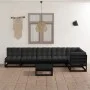 7-piece garden furniture set with solid pine wood cushions by vidaXL, Garden sets - Ref: Foro24-3076623, Price: 754,35 €, Dis...