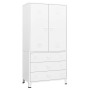 Armario industrial de metal blanco 90x50x180 cm von , Kleiderschränke - Ref: Foro24-339614, Preis: 366,50 €, Rabatt: %