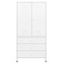 Armario industrial de metal blanco 90x50x180 cm von , Kleiderschränke - Ref: Foro24-339614, Preis: 366,50 €, Rabatt: %