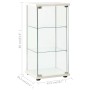 Aparador de almacenamiento vidrio templado negro von , Schließfächer und Lagerschränke - Ref: Foro24-322797, Preis: 119,20 €,...