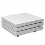 Mesa de centro con 3 niveles blanco brillo de , Mesas de centro - Ref: Foro24-241077, Precio: 355,87 €, Descuento: %