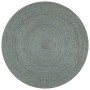 Alfombra de yute tejida a mano redonda verde oliva 150 cm de , Alfombras - Ref: Foro24-133670, Precio: 81,19 €, Descuento: %
