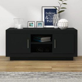 Mueble de TV madera contrachapada negro 102x35x45 cm de , Muebles TV - Ref: Foro24-811791, Precio: 71,60 €, Descuento: -5%%