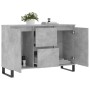 Aparador de madera de ingeniería gris hormigón 104x35x70 cm von , Sideboards - Ref: Foro24-827216, Preis: 98,35 €, Rabatt: %