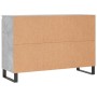 Aparador de madera de ingeniería gris hormigón 104x35x70 cm von , Sideboards - Ref: Foro24-827216, Preis: 98,35 €, Rabatt: %