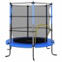 Cama elástica con red de seguridad redonda azul 140x160 cm von , Trampoline - Ref: Foro24-92954, Preis: 132,17 €, Rabatt: %
