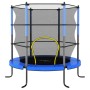 Cama elástica con red de seguridad redonda azul 140x160 cm von , Trampoline - Ref: Foro24-92954, Preis: 132,17 €, Rabatt: %