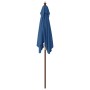 Sombrilla de jardín poste de madera azul azure 198x198x231 cm by , Umbrellas - Ref: Foro24-363190, Price: 48,56 €, Discount: %