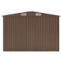 Cobertizo de jardín acero galvanizado marrón 257x779x181 cm von , Schuppen - Ref: Foro24-47035, Preis: 782,65 €, Rabatt: -5%%
