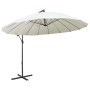 Sombrilla colgante con palo de aluminio blanco 3 m de , Sombrillas - Ref: Foro24-47220, Precio: 134,72 €, Descuento: %