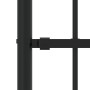 Valla de jardín con punta de lanza acero recubierto negro 222cm von , Zaunpaneele - Ref: Foro24-151083, Preis: 202,40 €, Raba...