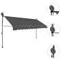 Toldo manual retráctil con LED gris antracita 350 cm von , Markisen - Ref: Foro24-145867, Preis: 141,90 €, Rabatt: %