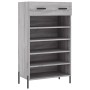 Zapatero madera de ingeniería gris Sonoma 60x35x105 cm | Foro24.es | Tu tienda online para hogar, jardín y más Foro24.es