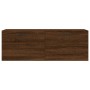 Armario de pared madera ingeniería marrón roble 100x36,5x35 cm de , Taquillas y armarios de almacenamiento - Ref: Foro24-8301...
