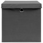 Cajas de almacenaje con tapas 4 uds gris 28x28x28 cm von , Aufbewahrungskörbe - Ref: Foro24-325192, Preis: 29,65 €, Rabatt: %