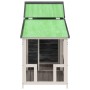Caseta para perros madera maciza de pino gris 143x60,5x109 cm | Foro24.es | Tu tienda online para hogar, jardín y más Foro24.es