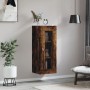 Armario de pared roble ahumado 34,5x34x90 cm de , Aparadores - Ref: Foro24-828889, Precio: 50,72 €, Descuento: %