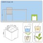 LECHUZA Macetero Canto Color Square 40 ALL-IN-ONE grafito 13722 von , Töpfe und Pflanzgefäße - Ref: Foro24-421444, Preis: 87,...
