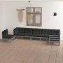Garden furniture set 7 pieces and cushions solid pine wood by vidaXL, Garden sets - Ref: Foro24-3076646, Price: 651,15 €, Dis...