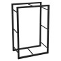 ProGarden Soporte para leña rectangular negro 45x28x70 cm von , Brennholztaschen und -halter - Ref: Foro24-445897, Preis: 53,...