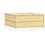 Set muebles de jardín y cojines 2 pzas madera pino impregnada de , Conjuntos de jardín - Ref: Foro24-3065779, Precio: 490,92 ...