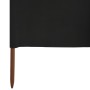Paravientos de playa de 6 paneles tela negro 800x80 cm by , Umbrellas - Ref: Foro24-47172, Price: 61,53 €, Discount: %