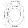 SCHÜTTE Asiento de WC duroplast con cierre suave estampado ROMANTIC by , Toilet and bidet seats - Ref: Foro24-435104, Price: ...