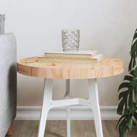 Tablero de mesa redondo madera maciza de pino Ø40x3 cm by , Table tops - Ref: Foro24-833658, Price: 30,54 €, Discount: %