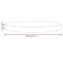 Tablero de mesa redondo madera maciza de pino Ø40x3 cm by , Table tops - Ref: Foro24-833658, Price: 30,54 €, Discount: %