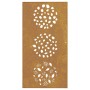 Adorno de pared de jardín acero corten diseño de hoja 105x55 cm von , Poster, Drucke und visuelle Kunst - Ref: Foro24-824494,...