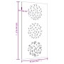 Adorno de pared de jardín acero corten diseño de hoja 105x55 cm von , Poster, Drucke und visuelle Kunst - Ref: Foro24-824494,...